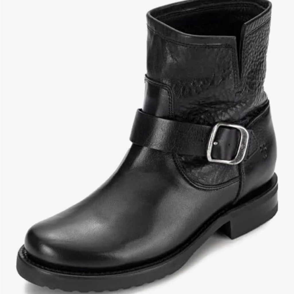 Frye Women's Veronica Leather Moto Booties Size 9 1/2